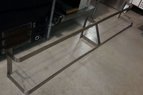 Used 96&#034; commercial wall-mounted pan rack for sale