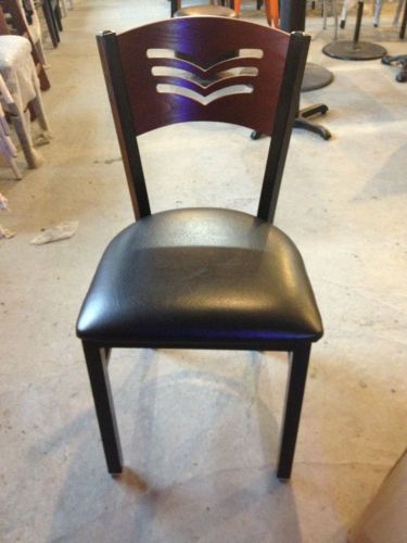 Wood  Metal Chairs In Mahogany Finishing Lot Of 40