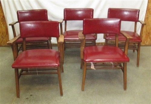 13 Padded Chairs Vintage Restaurant Bar Stool Auditorium Seats for Kitchen Table