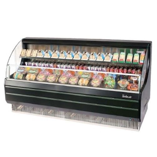 New turbo air 75&#034; low profile open display merchandiser!! tom-75l(b) for sale