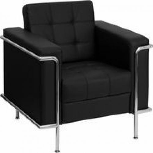 Flash Furniture ZB-LESLEY-8090-CHAIR-BK-GG HERCULES Lesley Series Contemporary B