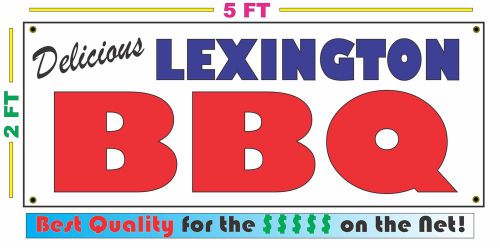 Full Color LEXINGTON BBQ BANNER Sign NEW Larger Size Best Quality for the $$$