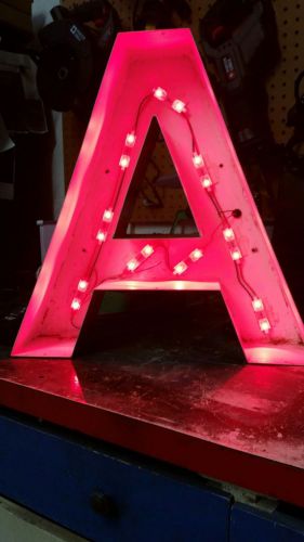 Single channel letter &#034;A&#034; 18&#039;&#039; with LED lights