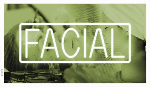 ba454 Facial beauty Salon Shop Display Banner Shop Sign