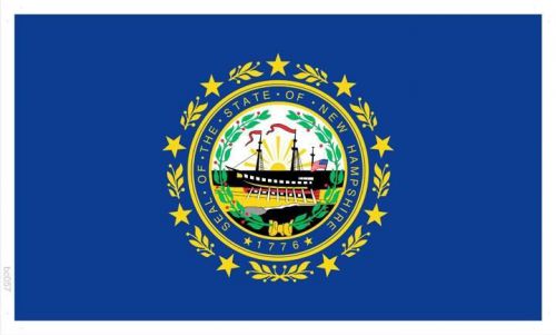 Bc057 flag of new hampshire (wall banner only) for sale