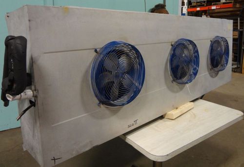 H.d. commercial &#034;kramer&#034; 3 fan low profile evaporator for deli walk in cooler for sale