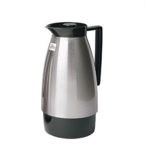 UD1000N 1 Liter Black and Brushed Nickel Vacuum Server