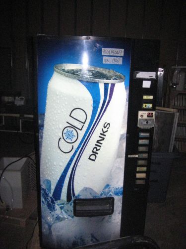 Dixie Narco soda pop vending machine DNCB 368 works, needs coin mechanism