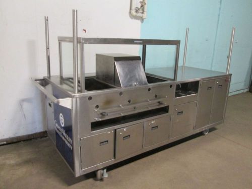 &#034;carts of colorado&#034; h.d. concession stand w/3 hot wells, sink, h2o &amp; waste tank for sale