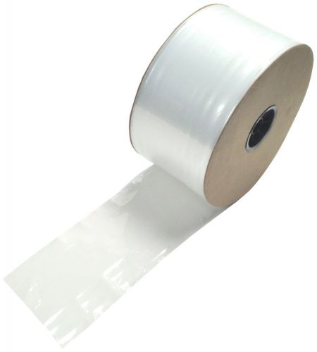 3 Mil Clear 6&#034; x 1,450&#039; Poly Tubing Rolls PACK OF TWO