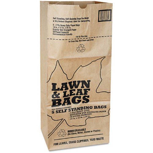 Bag company lawn &amp; leaf bags, 16w x 12d x 35h. sold as 50 bags for sale