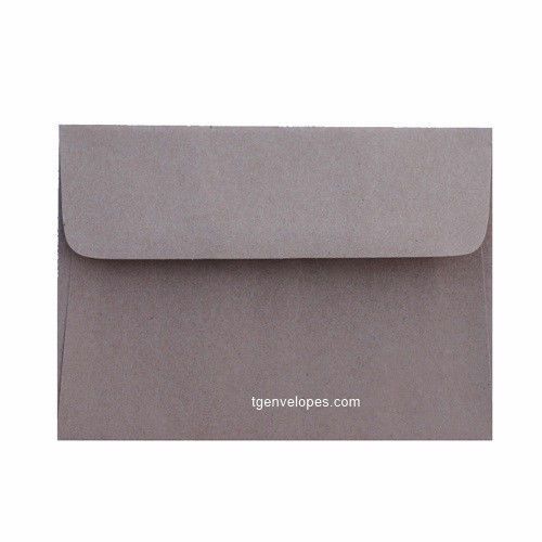 25  4x6 A6 A-6  Brown Kraft Square-Flap Envelopes