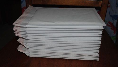 20 #0 (white) kraft dvd 6.5x10 bubble mailers for sale