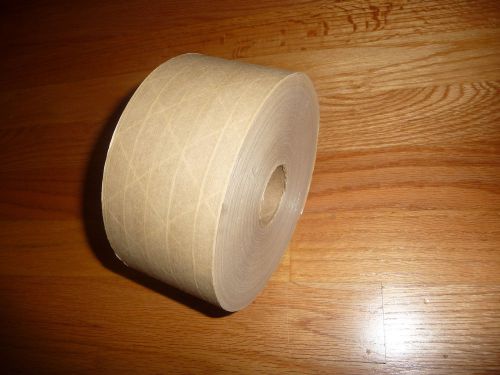 70mmx375ft Reinforced Gummed Kraft Paper Tape Water-Activated Paper Packaging