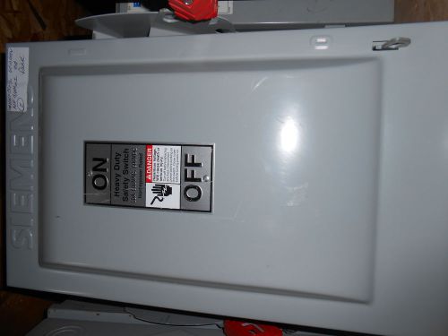 Siemens hnf362 safety switch 60 amp 600 volt disconnect for sale