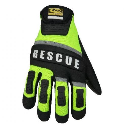 New! Ringers Gloves Two Layer Fingertip Design Rescue Glove Size Large 347-10