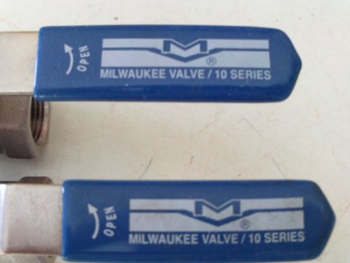 NEW stainless and brass ball valves 1/2 and 3/4 inch,Milwaukee,Apollo,Gas-Flo