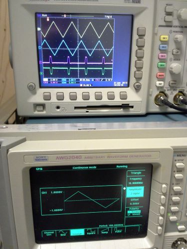 Sony/tektronix awg2040 arbitrary waveform generator 1gs/s 8 bit programmable for sale