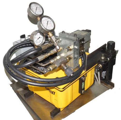 Enerpac Turbo II Hydraulic Pump w- VP12 Valves
