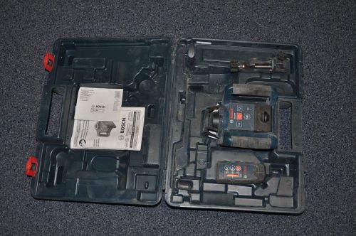 Bosch GRL250HV-RT Dual-Axis Self-Leveling Rotary Laser Pre-owned Free Shipping