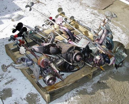 15 Air Operated Mixers W/ Stainless Shafts &amp; Props. Item #8559