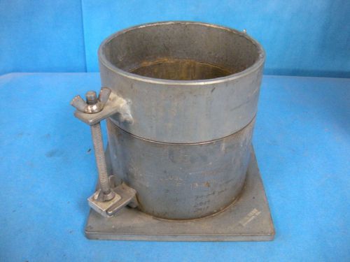 Soiltest steel soils lab cylinder mold 6.5&#034; x 6&#034; i.d. for sale