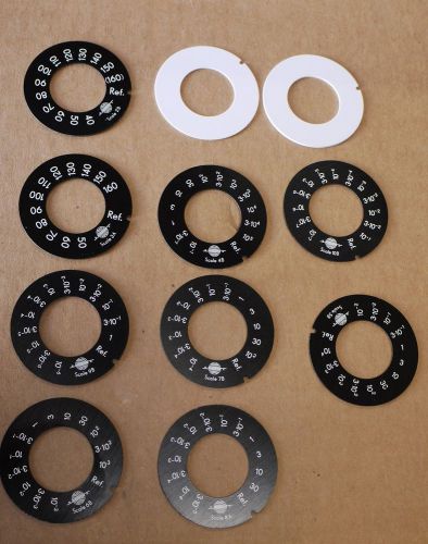 Bruel &amp; Kjaer replacement dials and spacers for repair of instruments