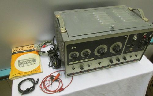 B &amp; K MODEL 1076 TELEVISION ANALYST WITH MANUALS POWERS UP