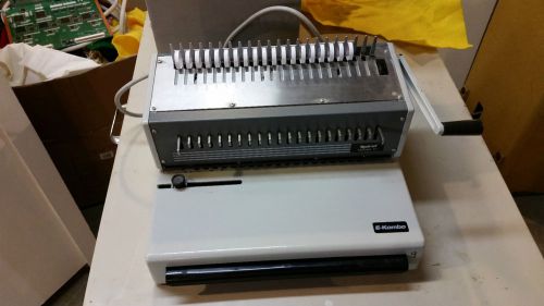 Electric plastic comb binding binder punch combbind e kombo w/ 500 combs for sale