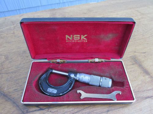 Vintage Lufkin Micrometer 0-1&#034;--.001&#039;&#039; No.1641 With Case Made In USA