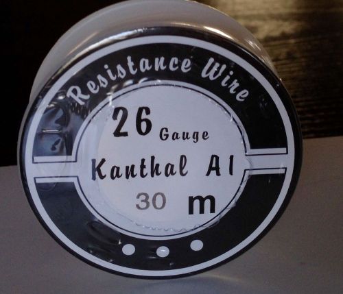 Kanthal wire 26 gauge 100 ft round wire 0.40mm , 3.21 ohms/ft for sale