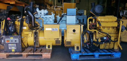 Cat caterpillar c-4 diesel generator set 99 kw for sale