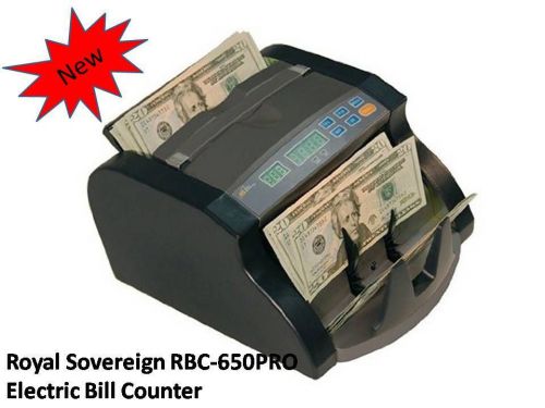 Royal Sovereign RBC-650PRO Electric Bill Counter 1000 Bills per Minute.