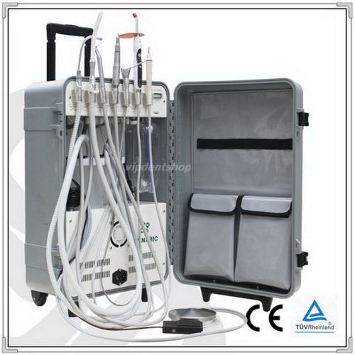 Dynamic portable dental unit air compressor with ultrasonic scaler led dl001 for sale