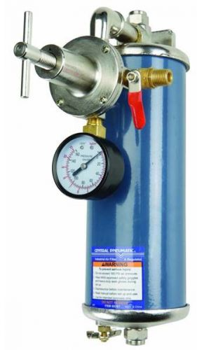 Industrial air filter - air pressure regulator 0 to 160 psi for sale