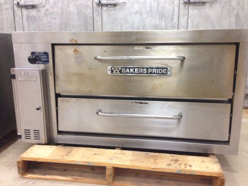 Bakers pride 151 pizza deck oven double deck for sale