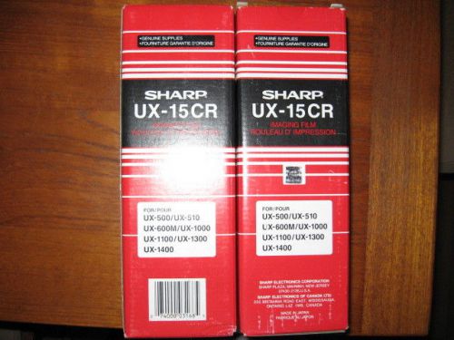 2 SHARP UX-15CR Imaging Film for Fax OEM  NEW SEALED