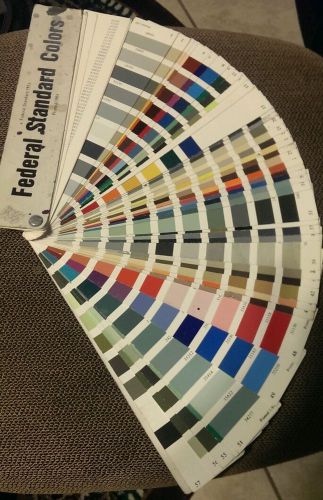 Federal Standard Colors Fan Deck Color Wheel 595a