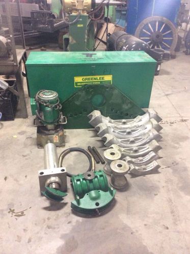 Greenlee 885te hydraulic bender 2.5&#034;, 3&#034; &amp; 4&#034; emt with 960 pump #1 for sale