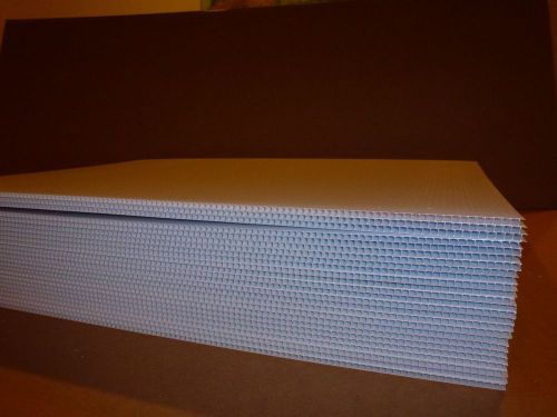 Corrugated Coroplast 18&#034; x 24&#034; 4mm White Blank Sign Sheets Inteplas (25 pack)