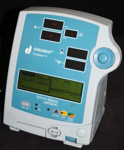 Critikon Dinamap Compact S Patient  Monitor 117213 SPO2 NR Free Shipping!