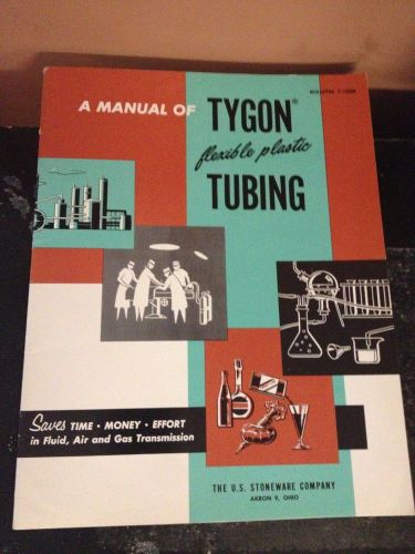 VINTAGE TYGON FLEXIBLE PLASTIC TUBING STONEWARE COMPANY
