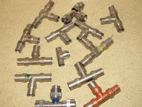 ^^ CONNECTOR LOT # 15  (13 PIECES)-  GENERAL RADIO  874-TL - 874-T