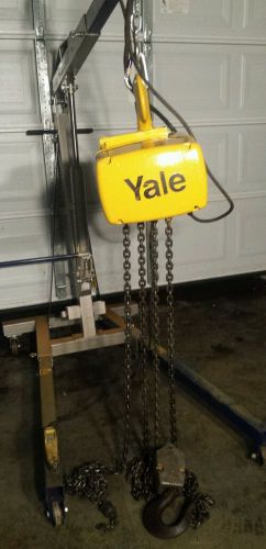 Yale 3 ton electric chain hoist 230/460 volts for sale