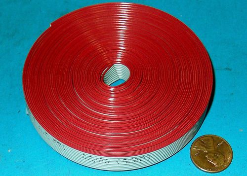 APPRX 25 FT 10 CONDUCTOR 28AWG GRAY RIBBON CABLE