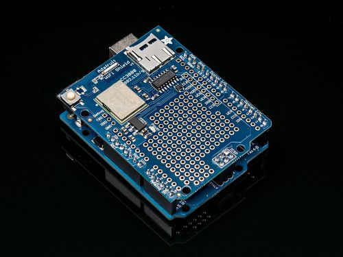 Adafruit cc3000 wifi shield with onboard ceramic antenna new arduino iot usa for sale