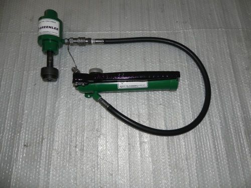 GREENLEE 767 HYDRAULIC HAND PUMP, 746 RAM with 1 -1/4&#034; Knockout
