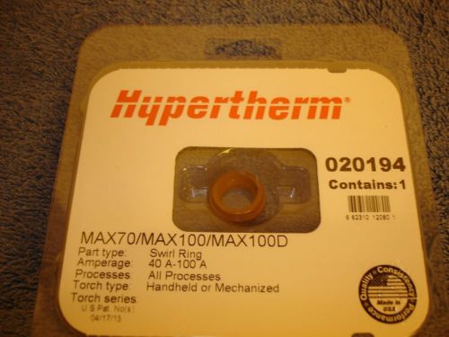 3 Hypertherm 020194 Plasma Cutter Swirl Ring MAX70 100 100D Consumable