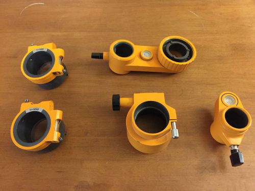 LOT OF CARL ZEISS JENA LASER THEODOLITE ACCESORIES PARTS SURVEYING