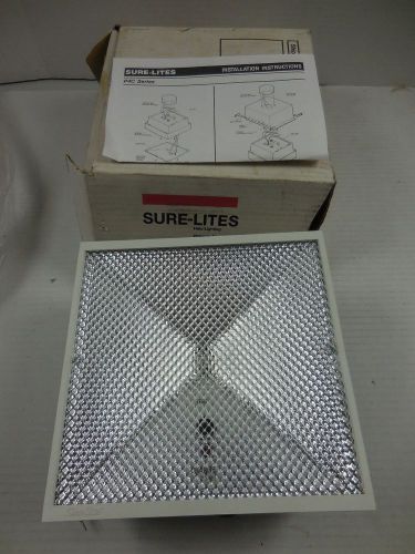 Cooper Lighting Sure-Lites Decorative Emergency Light P4C7 NEW IN BOX 9&#034;x9&#034;